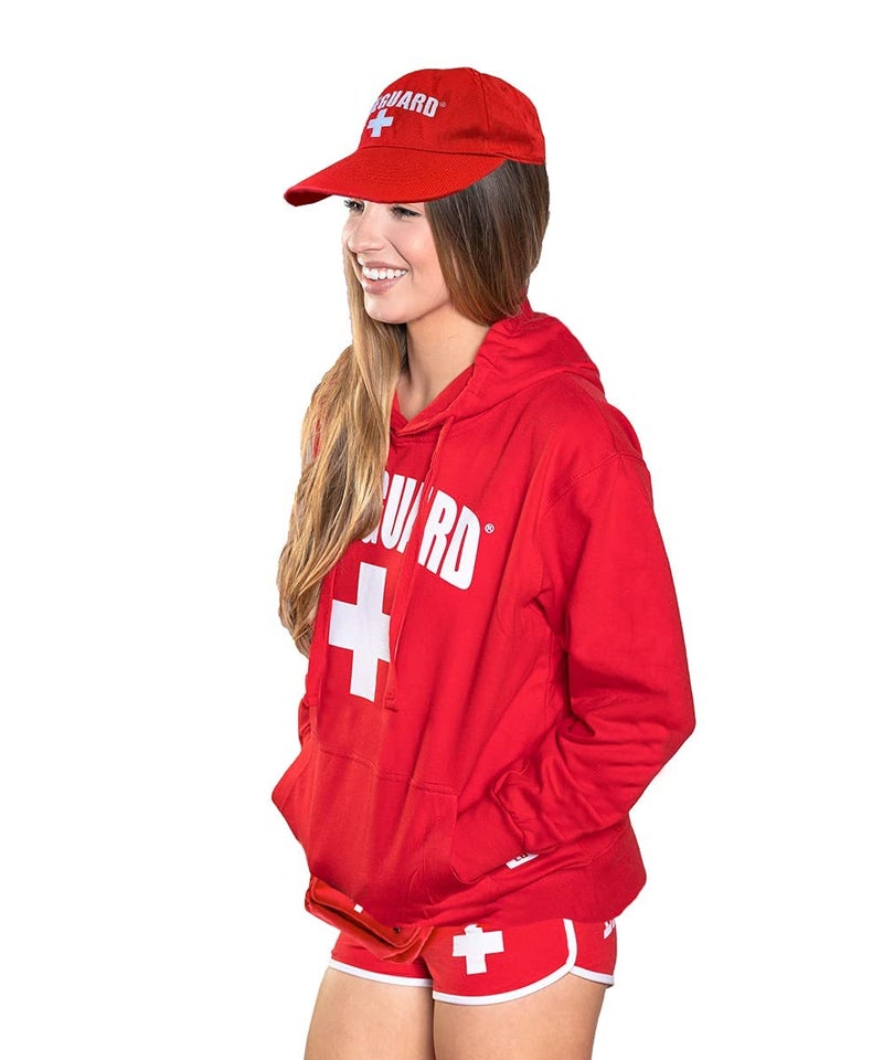 LIFEGUARD Officially Licensed Women Ladies Halloween Costume Bundle Pack (S) Red - Image 4